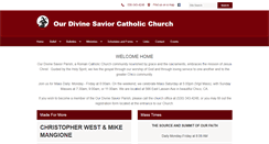 Desktop Screenshot of ourdivinesavior.org
